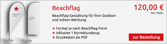 Beachflag Angebot
